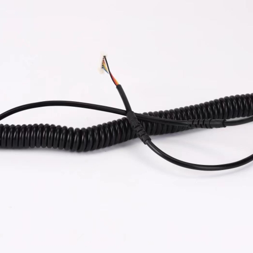 Coiled cable assembly
