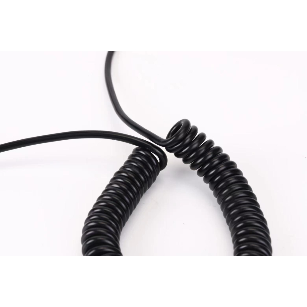 Coiled cable assembly